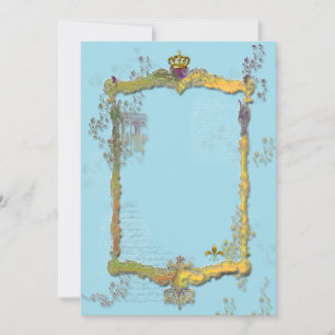 French Rococo Royal Invitation