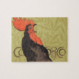 French Rooster Cocorico by Stenlen Art Poster Jigsaw Puzzle