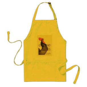 French Rooster Cocorico by Stenlen Art Poster Standard Apron