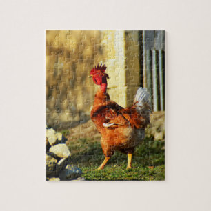 French rooster jigsaw puzzle