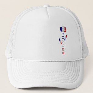 French Rose Flag Trucker Hat
