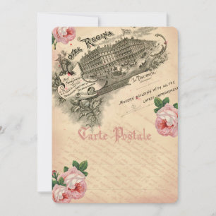 French Rose - Invitation Card