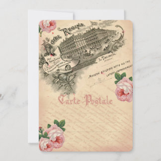 French Rose - Invitation Card