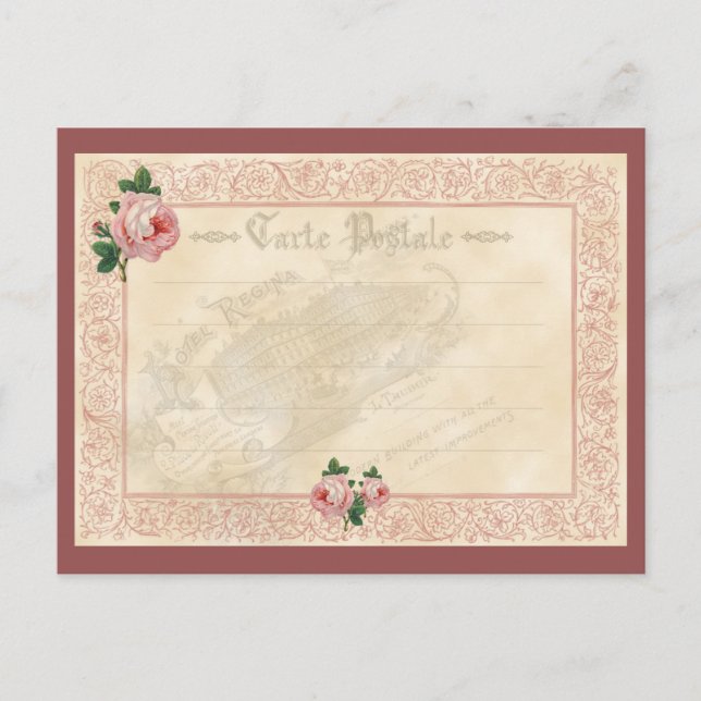 French Rose - Postcard (Front)