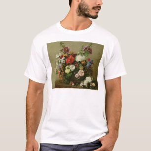 French Roses and Peonies, 1881 T-Shirt