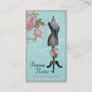 French Rosy Mannequin Business Card