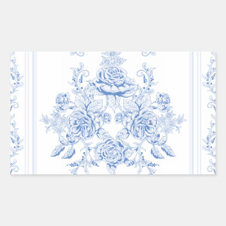 French,shabby chic, vintage,pale blue,white,chic, sticker