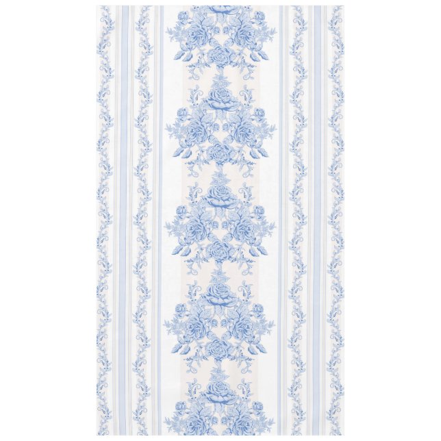French,shabby chic, vintage,pale blue,white,countr tablecloth (Front)