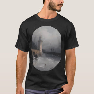 French Ships Departing the Black Sea - Ivan Konsta T-Shirt
