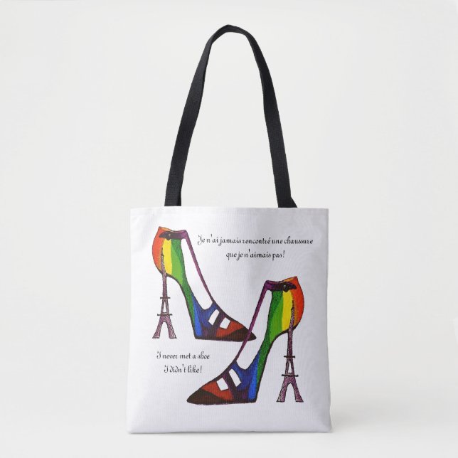 French Shoes you only dream about Tote (Front)