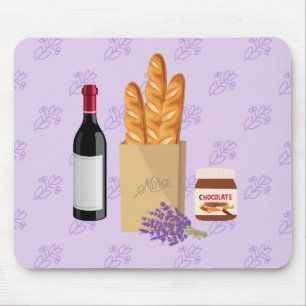 French Snack Mouse Pad