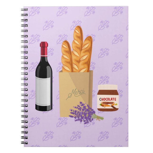 French Snack Notebook (Front)
