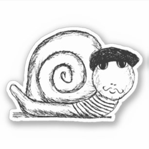 French Snail Escargot Sketch