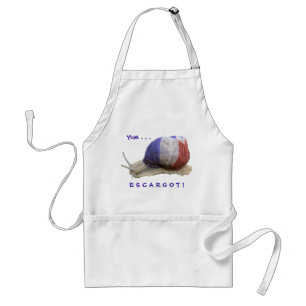 french snail, Yum . . ., E S C A R G O T ! Standard Apron