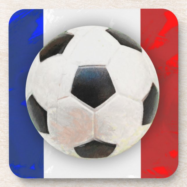 French Soccer Coaster (Front)