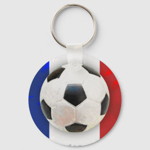 French Soccer Keychain