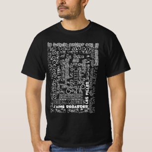 French songs (white & black) T-Shirt