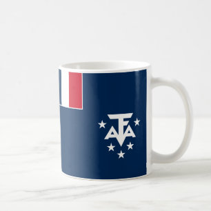 French Southern and Antarctic Lands Flag Ceramic Coffee Mug