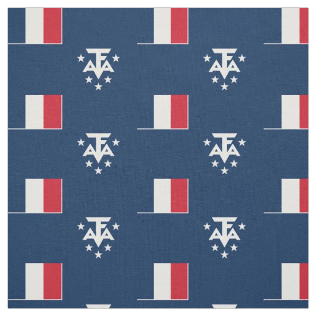 French Southern Antarctic Lands Fabric (Swatch)