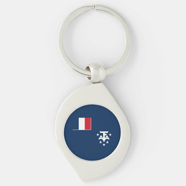 French Southern Antarctic Lands Keychain (Front)