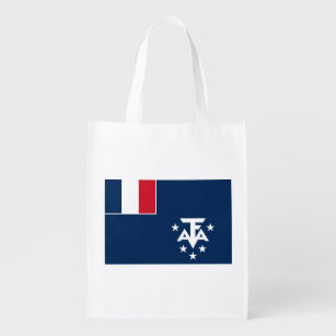 French Southern Antarctic Lands Reusable Grocery Bag