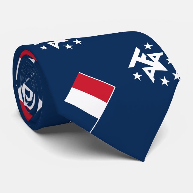 French Southern Antarctic Lands Tie (Rolled)