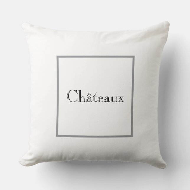 French Style Chateaux Pillow (Front)