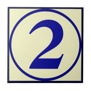French Style House Numbers Personalize Number Tile