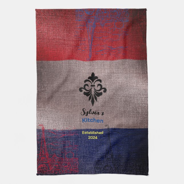 French Style Kitchen Towel (Vertical)