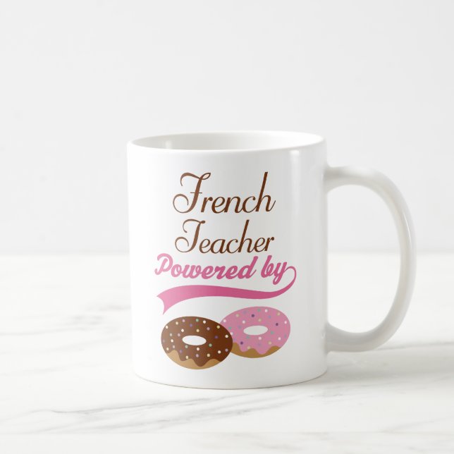 French Teacher Funny Gift Coffee Mug (Right)