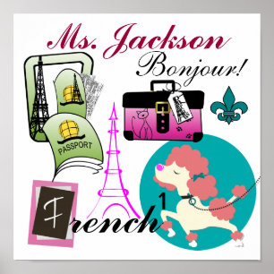French Teacher Poster / Sign - SRF