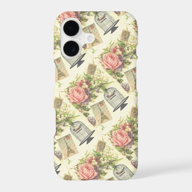 French Theme Vintage Paris (Verso)