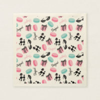 French Themed Napkins