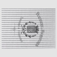 French Ticking Tissue Paper - Black