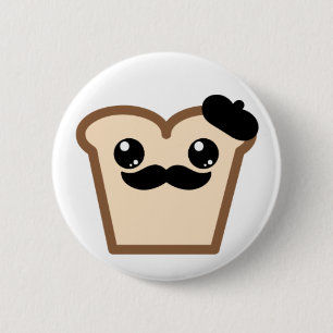 french toast 2 inch round button