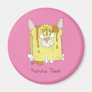 French Toast Bulldog Magnet