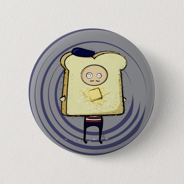 French Toast Button (Front)