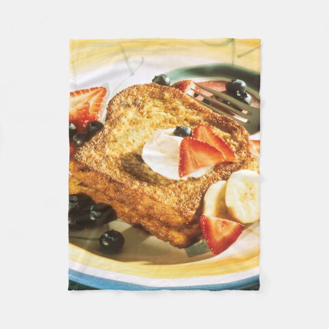 French Toast Fleece Blanket (Front)