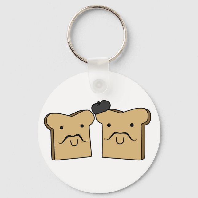 French Toast Keychain (Front)