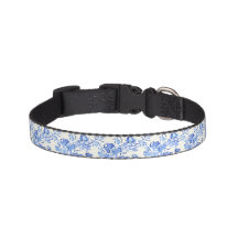 French Toile Design - Blue and White Floral