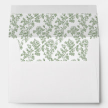 French Toile Envelope 