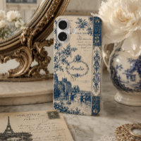 French Toile Monogram 