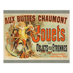 French Toy Joets Friends Vintage Poster  