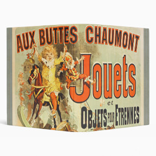 French Toy Joets Friends Vintage Poster   Binder