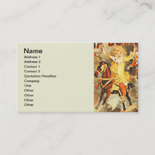 French Toy Joets Friends Vintage Poster   Business Card