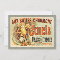 French Toy Joets Friends Vintage Poster  