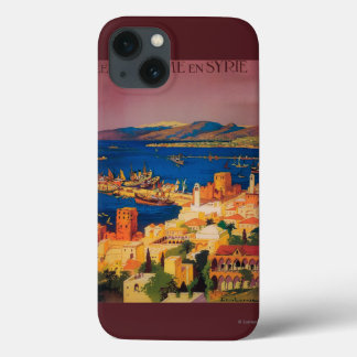 French Travel Poster, Touring in Syria iPhone 13 Case