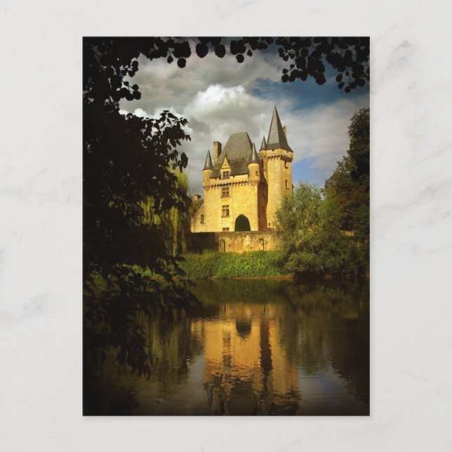 French Treasure (Chteau de Clrans, Prigord) Postcard (Front)