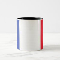French Tricolor Blue White Red Design