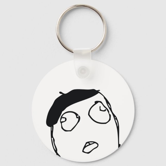 French Troll Keychain (Front)